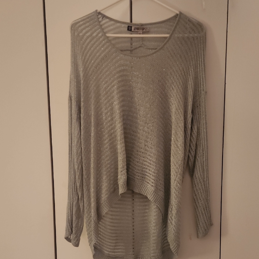 Jennifer Lopez Silver Blouse